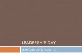 LEAD Clermont Leadership Day Final Report