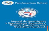 Manual de Líneamientos y Regulaciones Generales AASCA 2014