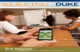 Working@Duke August/September, 2011 Issue