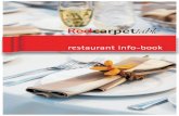 Red Carpet Table  Restaurant Manager info-book