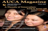 AUCA Magazine Winter 2008
