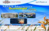 MSSA Mansoura Summer school