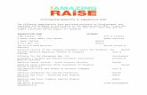 Amazing Raise - List of Eligible Organizations