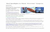 Red Spotlights to Mark ‘Precrime’ Suspects