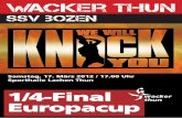 Matchprogramm Wacker Thun - SSV Bozen
