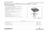 Rosemount 5600 Series Radar LevelTransmitter - Catalog 2008-2009