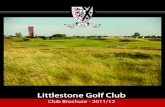 Littlestone Golf Club Official Brochure 2011/2012