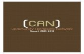 CAN'S COMPREHENSIVE REPORT OF THEIR ACTIVITIES 2010 -2012