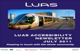 Luas Accessiblity Newsletter