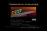 Croatia Airlines Timetable Winter 2012