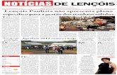 JORNAL NOTICIAS DE LENÇÓIS EDIÇÃO 41 - 03/08