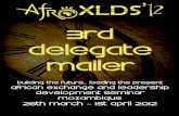 AfroXLDS 2012 3rd Delegate Mailer