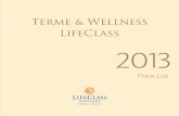 Price List Terme&Wellness LifeClass