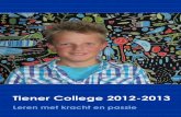 Brochure Tiener College 2012-2013