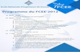 Programme du 05/12/12 FCEE 2ème édition