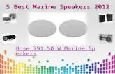 Top 5 Best Marine Speakers 2012