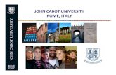 John Cabot University - Presentation