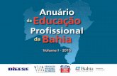 Anuário da Educação Profissional da Bahia volume I - 2010