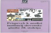 Prispevek k analizi institucij slovenske glasbe 20. stoletja