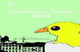 Freshman Guide 2012