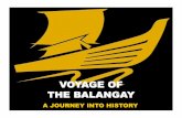 Voyage of the Balanggay
