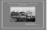 The Saskatchewan Farmer-Labor Party 1932-1934:How Radical Was It At Its Origin?