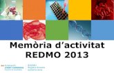 Memoria d'activitats 2013 - REDMO