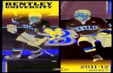 2011-12 Bentley University Hockey Media Guide
