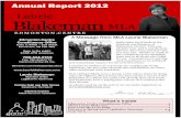 Laurie Blakeman 2012 Annual Report