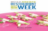 Encore Restaurant Week Menu Guide