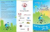 2011 Bike Month brochure