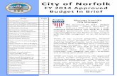 Norfolk Approved Budget in Brief 2014 booklet