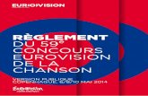 Règlement du 59e Concours Eurovision de la Chanson