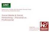 Social Media & Online Profile
