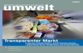 Magazin «umwelt» 1/2012 - Transparenter Markt