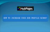 how to encrease hub profile score?