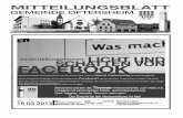 2013-10 Mitteilungsblatt - Gemeinde Oftersheim