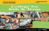2014 College for Kids & Teens