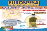 Offerte EUROSPESA CASSOLA VI dal 25 Febbraio all'8 Marzo 2014