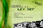 Cartilla Formativa Nº 2 MUD "LEY SEP"