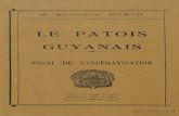 Le patois Guyanais : Essai de systématisation