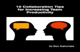 10 Collaboration Tips for Increasing Team Productivity