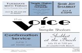 Temple Shalom Voice - June/July 2014