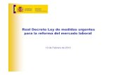 Resumen Reforma Laboral 2012