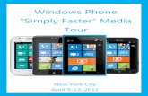Windows Phone "Simply Faster" Tour