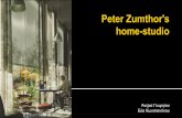 Peter Zumthor's home-studio