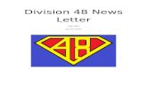 Division 48 news letter may