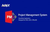 Project Management System-SharePoint Apps by Adapt