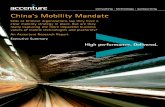 Chinaâ€™s Mobility Mandate: An Accenture Research Report 2012