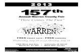 Warren County Fairbook New